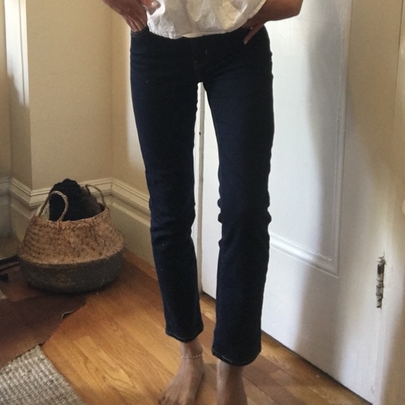 LEVI | High Rise Straight Jeans in Dark blue - Picture 2 of 4